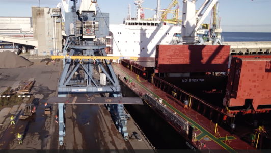 HHLA TK Estonia's team handles record-size metal shipment at Muuga terminal