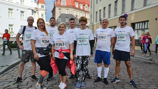 Работники HHLA TK Estonia участвовали в таллиннском марафоне