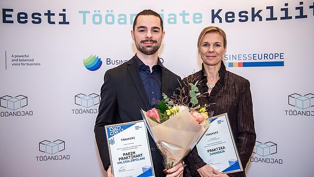 Практикант HHLA TK Estonia удостоен общенационального признания