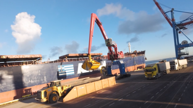 Over 35,000 tons of Estonian wheat sails off from Muuga